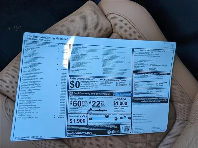 2026 BMW X5 xDrive50e