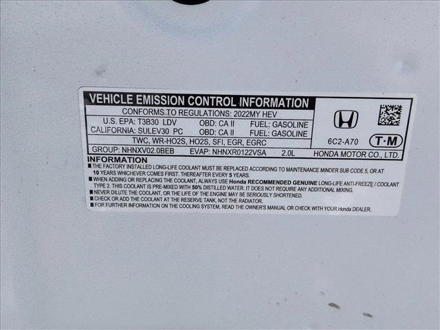 2022 Honda Accord Hybrid Sport