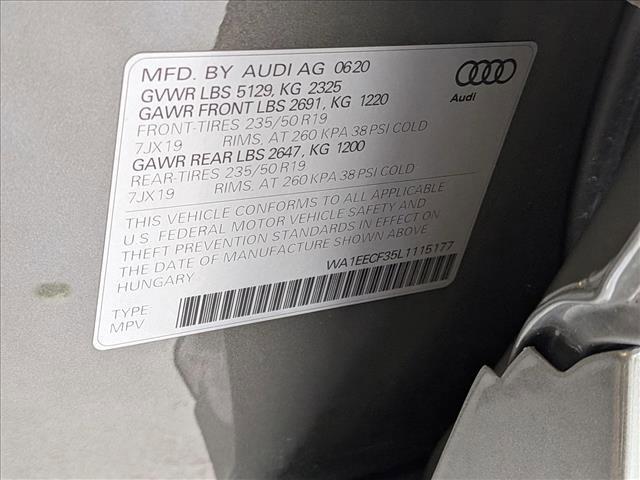 2020 Audi Q3 Premium Plus 45 TFSI S line quattro Tiptronic