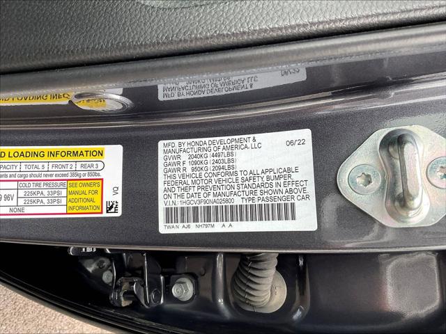 2022 Honda Accord Hybrid Touring