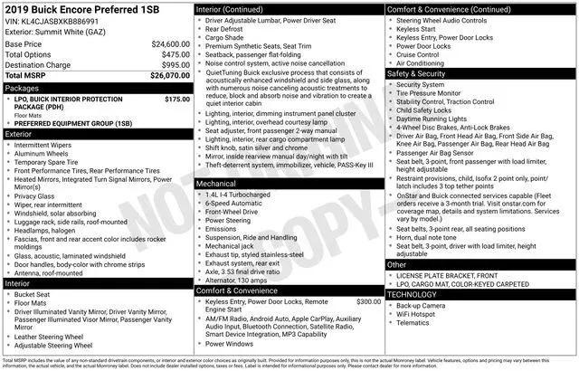 2019 Buick Encore FWD Preferred for sale in Tulsa, OK