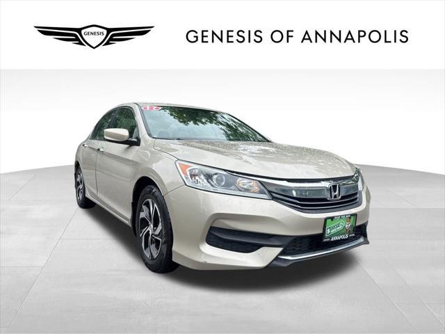 2017 Honda Accord LX for sale in ANNAPOLIS, MD