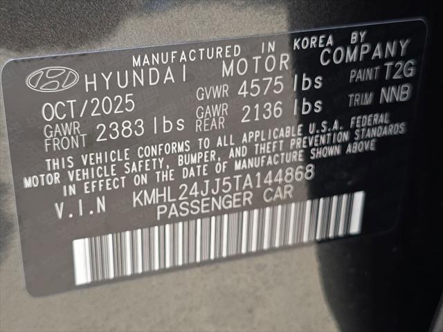 2026 Hyundai Sonata Hybrid Blue