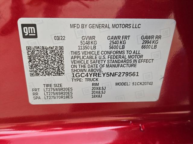 2022 Chevrolet Silverado 2500HD 4WD Crew Cab Standard Bed High Country