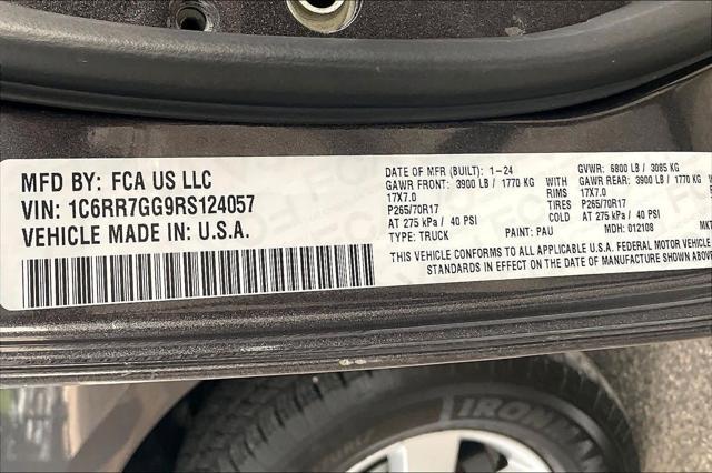 2024 Ram 1500 Classic SLT Quad Cab 4x4 6'4" Box