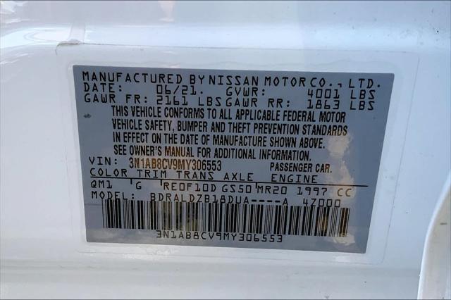 2021 Nissan Sentra SV Xtronic CVT