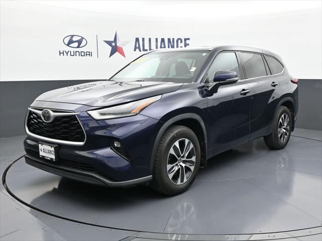 2021 Toyota Highlander XLE for sale in FORT WORTH, TX