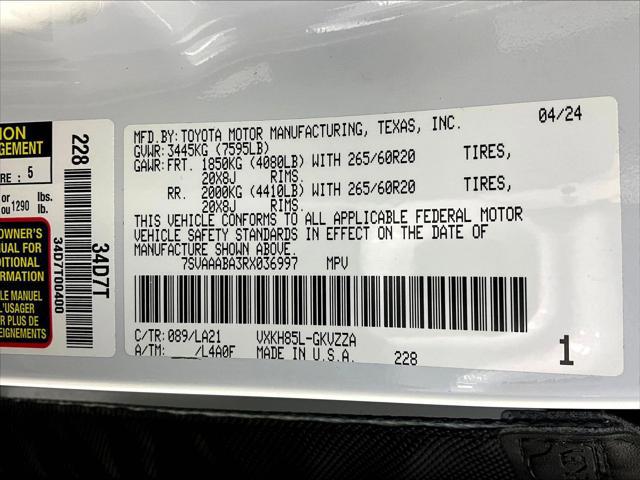 2024 Toyota Sequoia Platinum