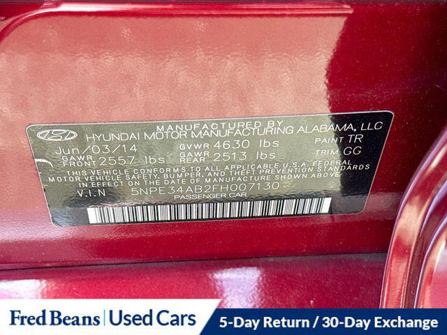 2015 Hyundai Sonata Limited