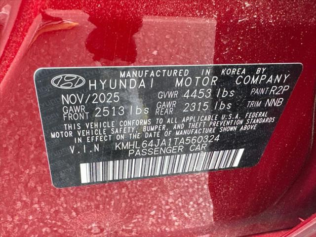 2026 Hyundai Sonata SEL Sport