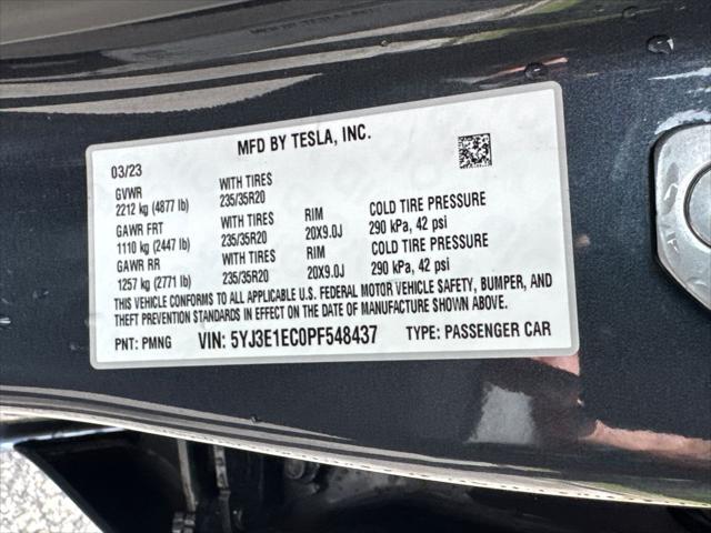 2023 Tesla Model 3 Performance Dual Motor All-Wheel Drive
