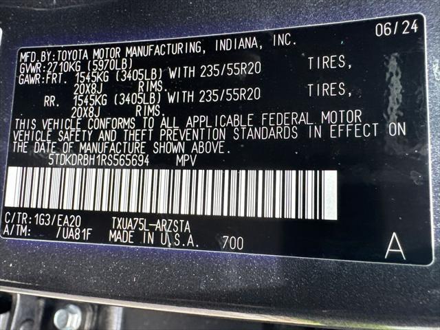 2024 Toyota Highlander XSE
