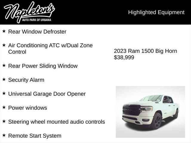 2023 Ram 1500 Big Horn Crew Cab 4x4 5'7" Box