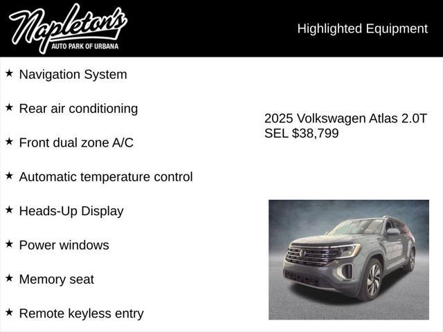 2025 Volkswagen Atlas 2.0T SEL