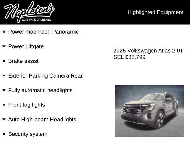 2025 Volkswagen Atlas 2.0T SEL