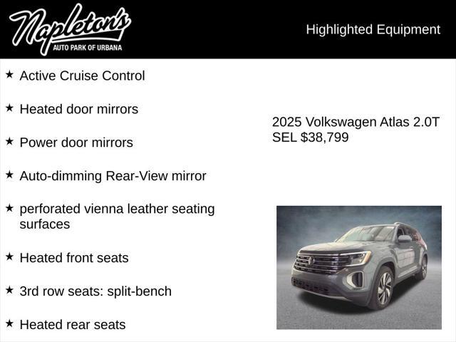 2025 Volkswagen Atlas 2.0T SEL