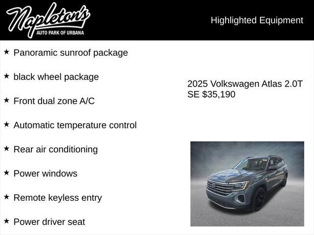 2025 Volkswagen Atlas 2.0T SE w/Technology