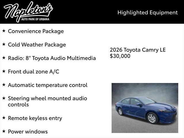 2026 Toyota Camry LE