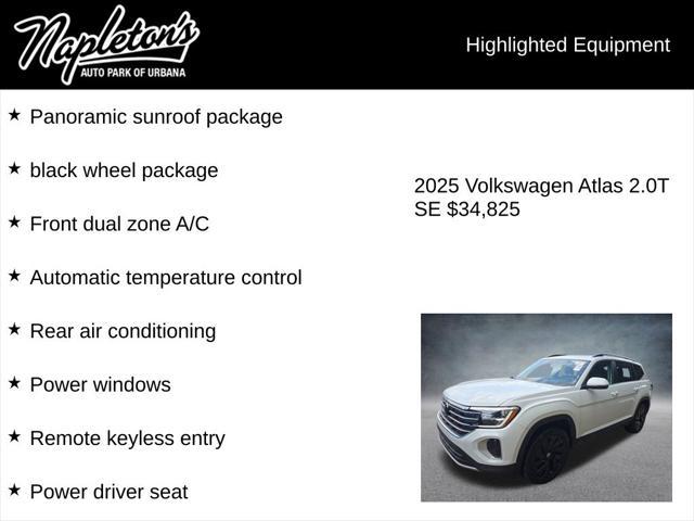 2025 Volkswagen Atlas 2.0T SE w/Technology
