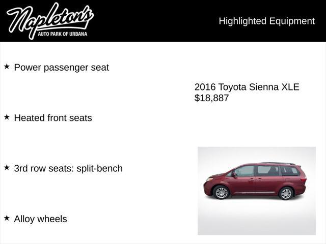 2016 Toyota Sienna XLE 8 Passenger