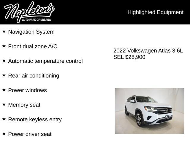 2022 Volkswagen Atlas 3.6L V6 SEL