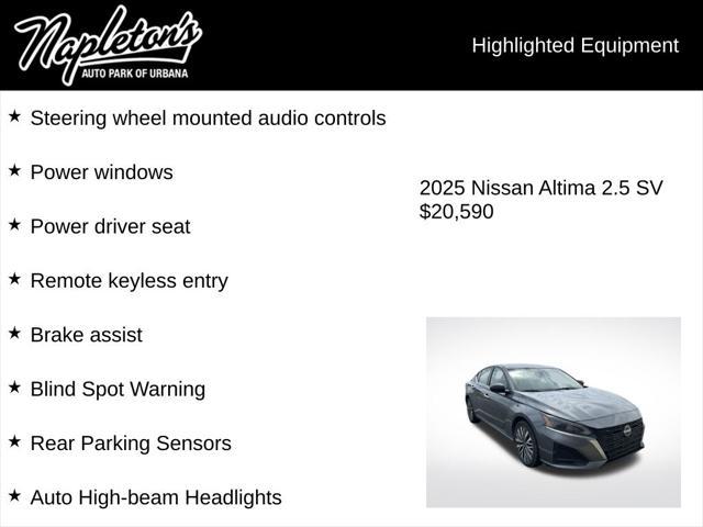 2025 Nissan Altima SV FWD