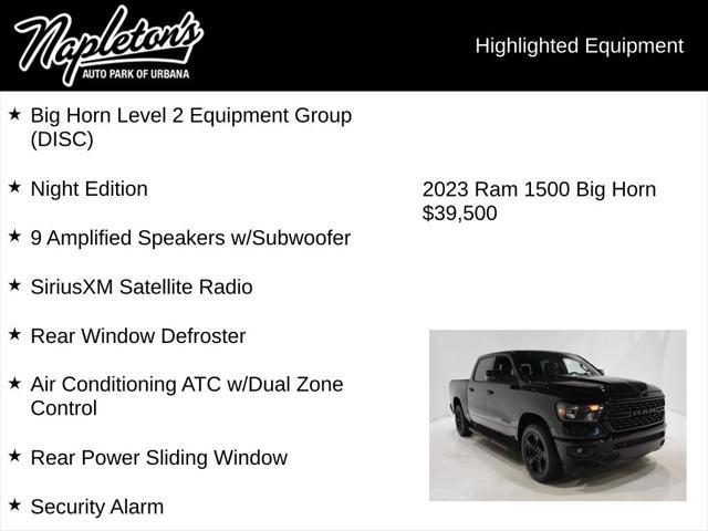 2023 Ram 1500 Big Horn Crew Cab 4x4 5'7" Box