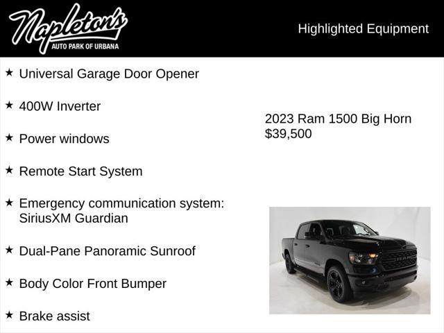 2023 Ram 1500 Big Horn Crew Cab 4x4 5'7" Box