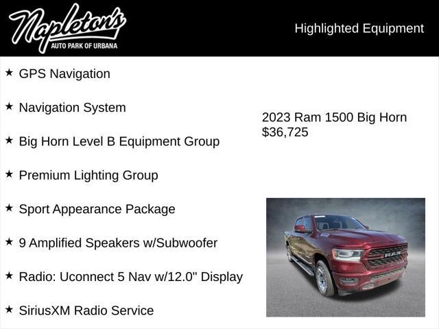 2023 Ram 1500 Big Horn Crew Cab 4x4 5'7" Box