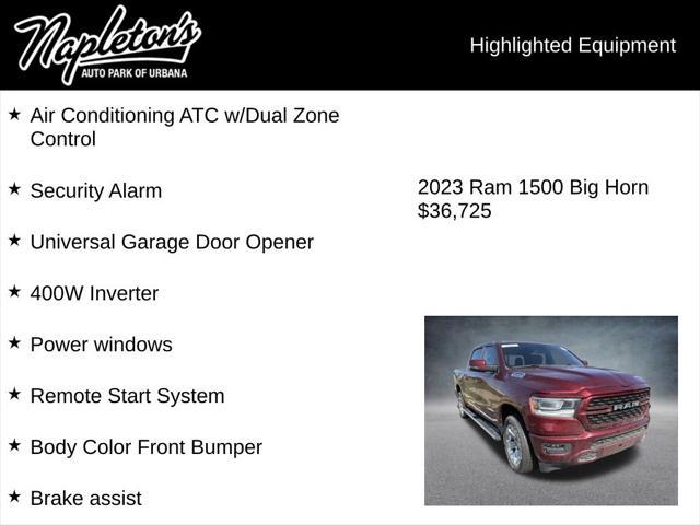 2023 Ram 1500 Big Horn Crew Cab 4x4 5'7" Box