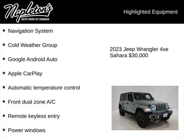 2023 Jeep Wrangler 4xe Sahara 4x4