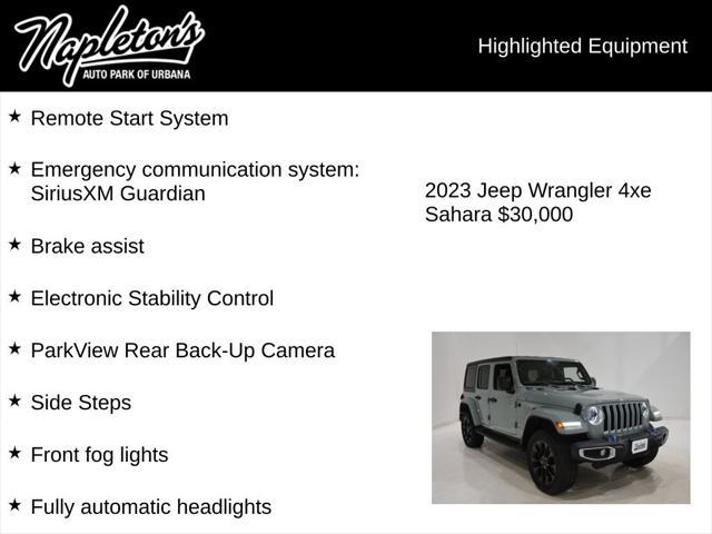 2023 Jeep Wrangler 4xe Sahara 4x4