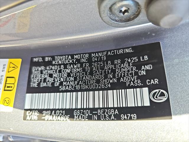 2019 Lexus ES 350 350