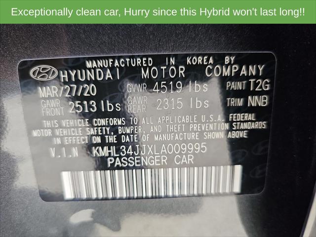 2020 Hyundai Sonata Hybrid SEL