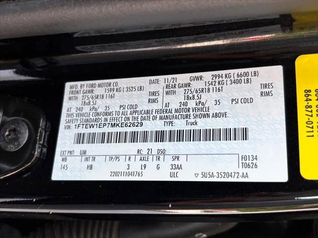 2021 Ford F-150 LARIAT