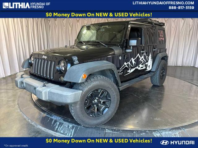 2015 Jeep Wrangler Unlimited Sport for sale in FRESNO, CA