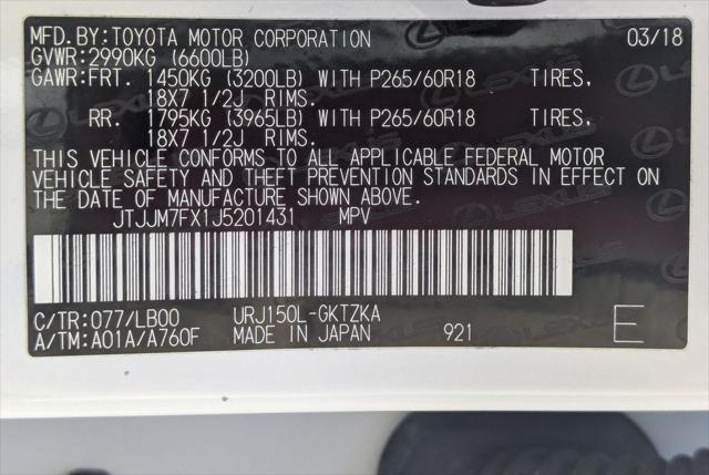 2018 Lexus GX 460 Luxury