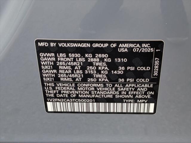 2026 Volkswagen Atlas SEL Premium R-Line