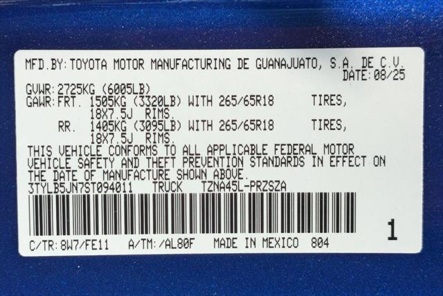2025 Toyota Tacoma TRD Sport