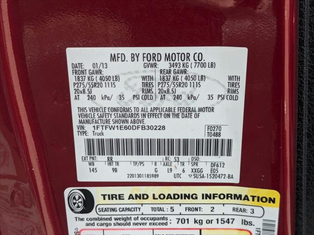 2013 Ford F-150 Platinum