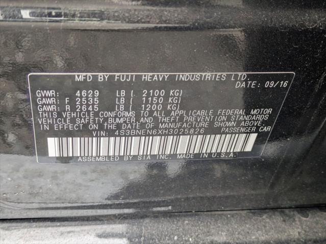 2017 Subaru Legacy 3.6R Limited