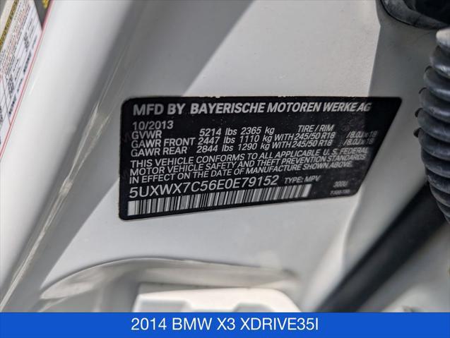 2014 BMW X3 xDrive35i