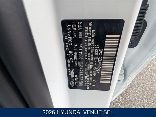2026 Hyundai Venue SEL