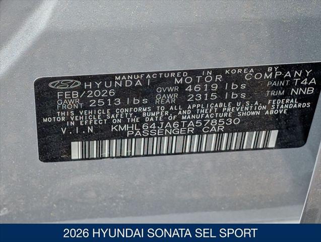 2026 Hyundai Sonata SEL Sport