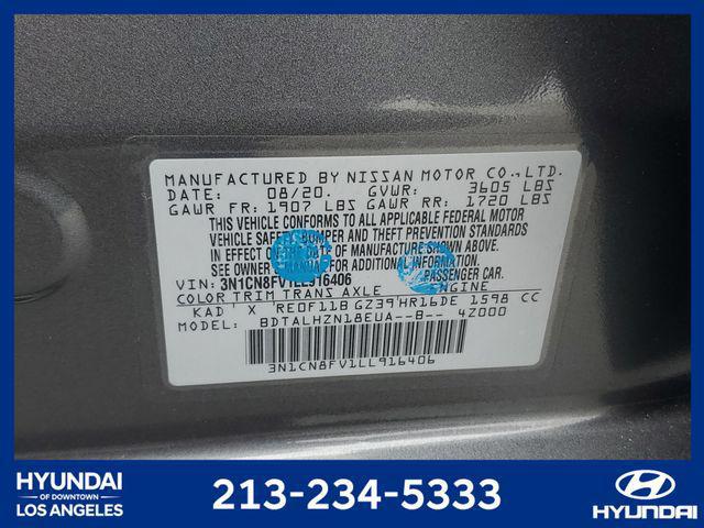 2020 Nissan Versa SR Xtronic CVT