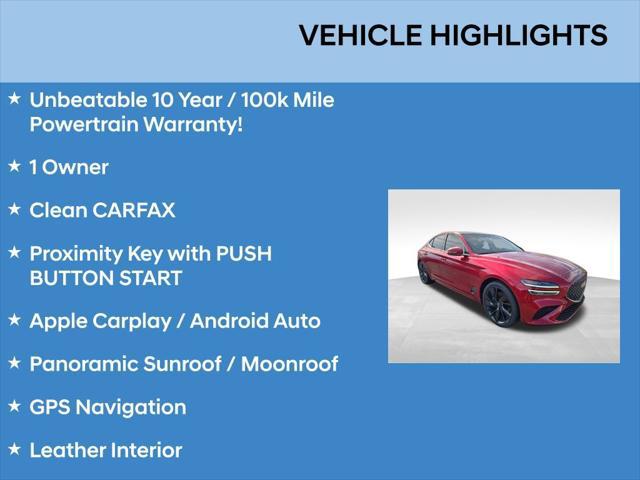 2023 Genesis G70 2.0T AWD