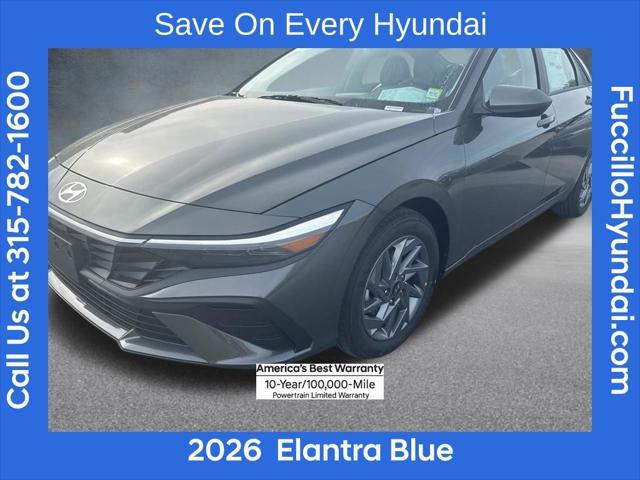 2026 Hyundai Elantra Hybrid Blue for sale in WATERTOWN, NY