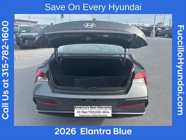 2026 Hyundai Elantra Hybrid Blue