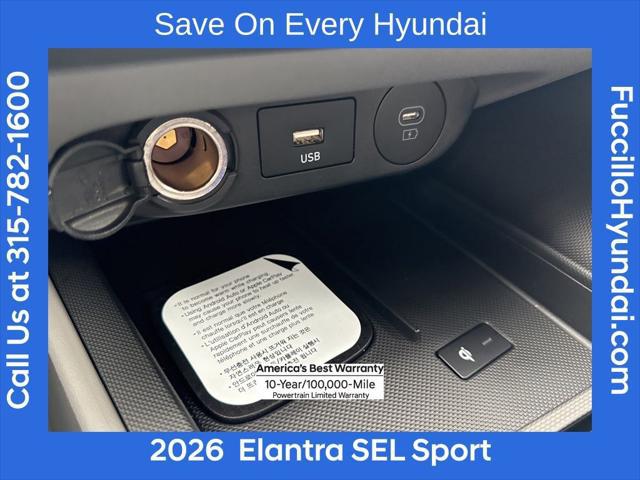 2026 Hyundai Elantra SEL Sport