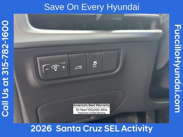 2026 Hyundai Santa Cruz SEL Activity